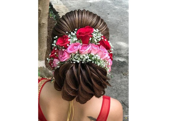 35 Latest Bridal juda design-Indan juda hairstyles for weddings :  u/topblousedesigns